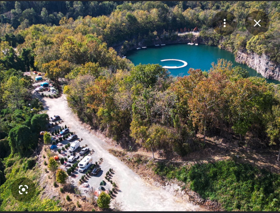 float at Camp Quarry Trails